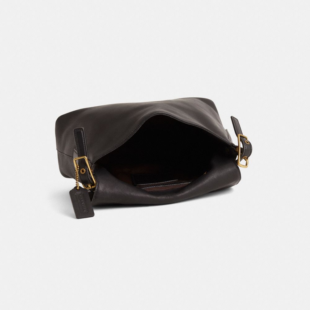 COACH®,Vintage Studio Flap Shoulder Bag,,Inside View,Top View