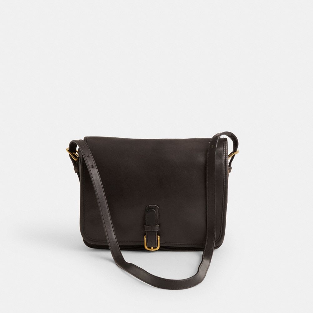 COACH®,Vintage Saddle Pouch Large,,Front View