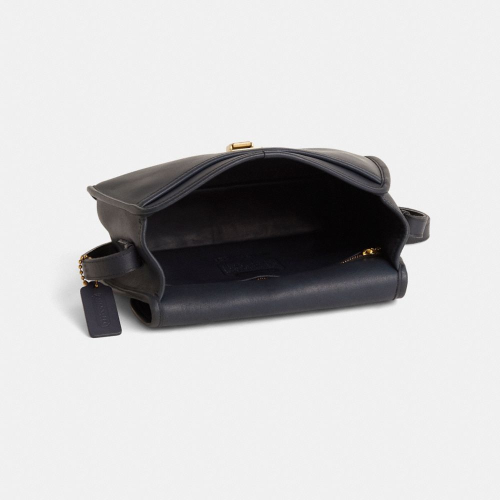COACH®,Vintage Camden Classics Gilfrod Bag,Navy,Inside View,Top View