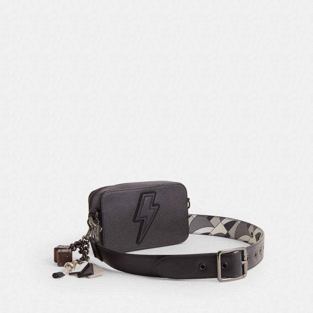 COACH®,Upcrafted Charter Slim Crossbody Bag,,Angle View