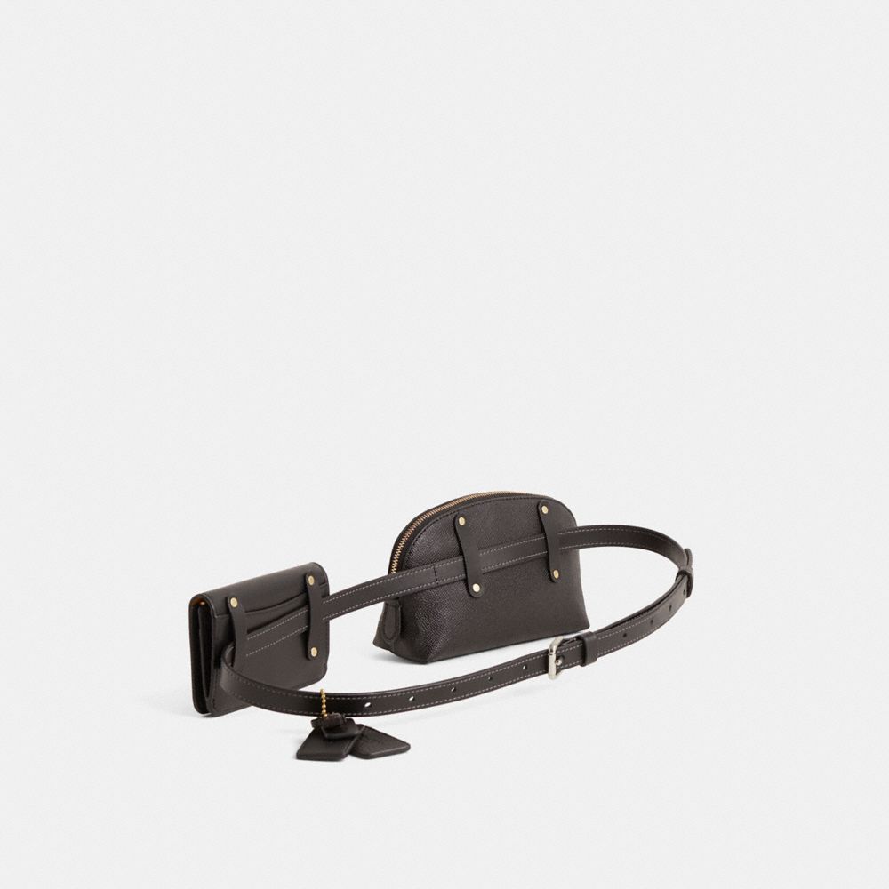 COACH®,Reloved Belt Bag Creation,Black,Angle View