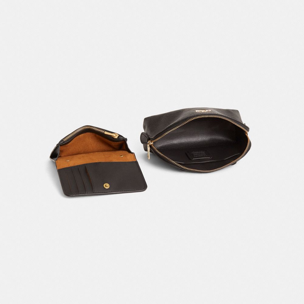 COACH®,Reloved Belt Bag Creation,Black,Inside View,Top View