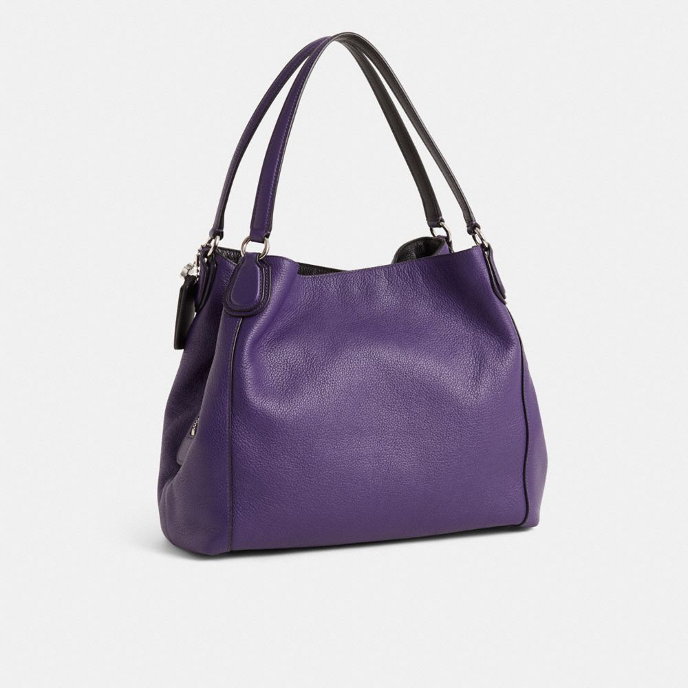 COACH®,Reloved Edie 31 Shoulder Bag,Purple,Angle View
