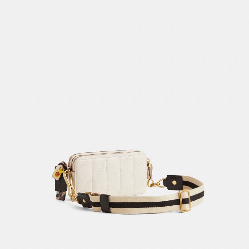 COACH®,Upcrafted Kira Crossbody Bag With Pillow Quilting,,Angle View