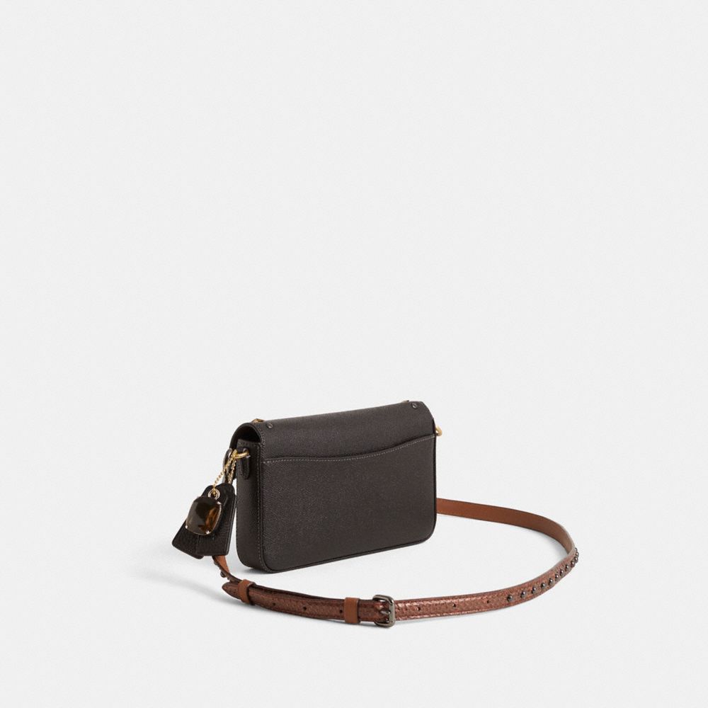 COACH®,Reloved Wyn Crossbody Bag,Black,Angle View