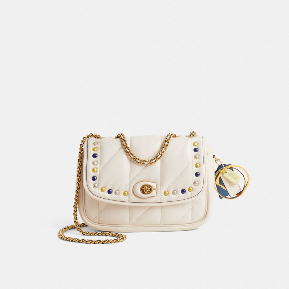 COACH®,Upcrafted Pillow Madison Shoulder Bag With Quilting,,Front View