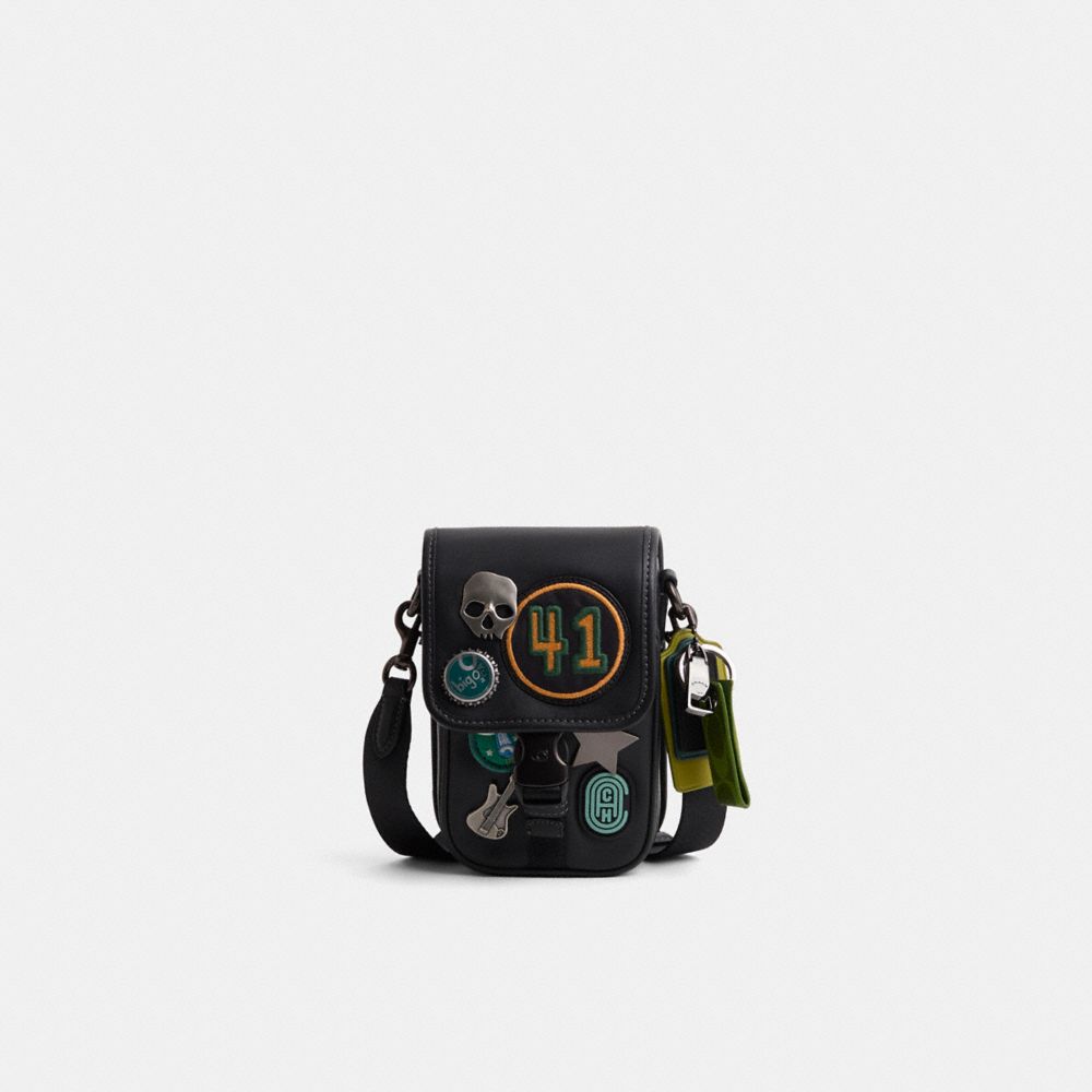COACH®,Upcrafted League Phone Crossbody Bag,,Front View