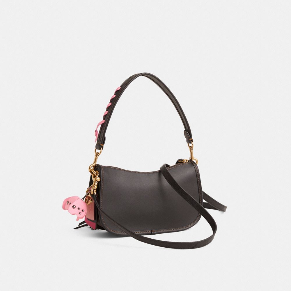 COACH®,Upcrafted Swinger Bag,,Angle View