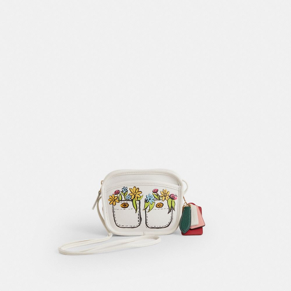 COACH®,Upcrafted Vintage Hadley Zip Bag,,Front View