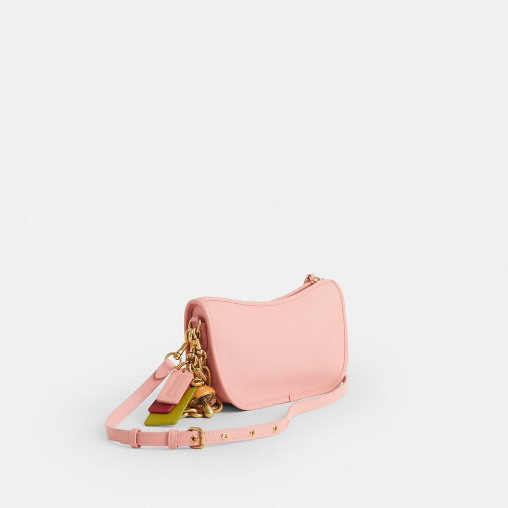 COACH®,Upcrafted Swinger Bag With Chain,,Angle View