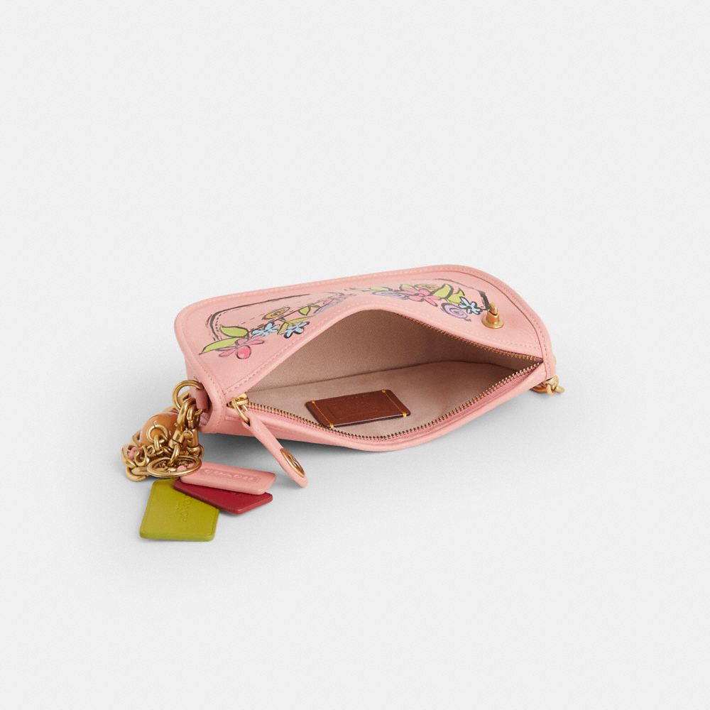 COACH®,Upcrafted Swinger Bag With Chain,,Inside View,Top View