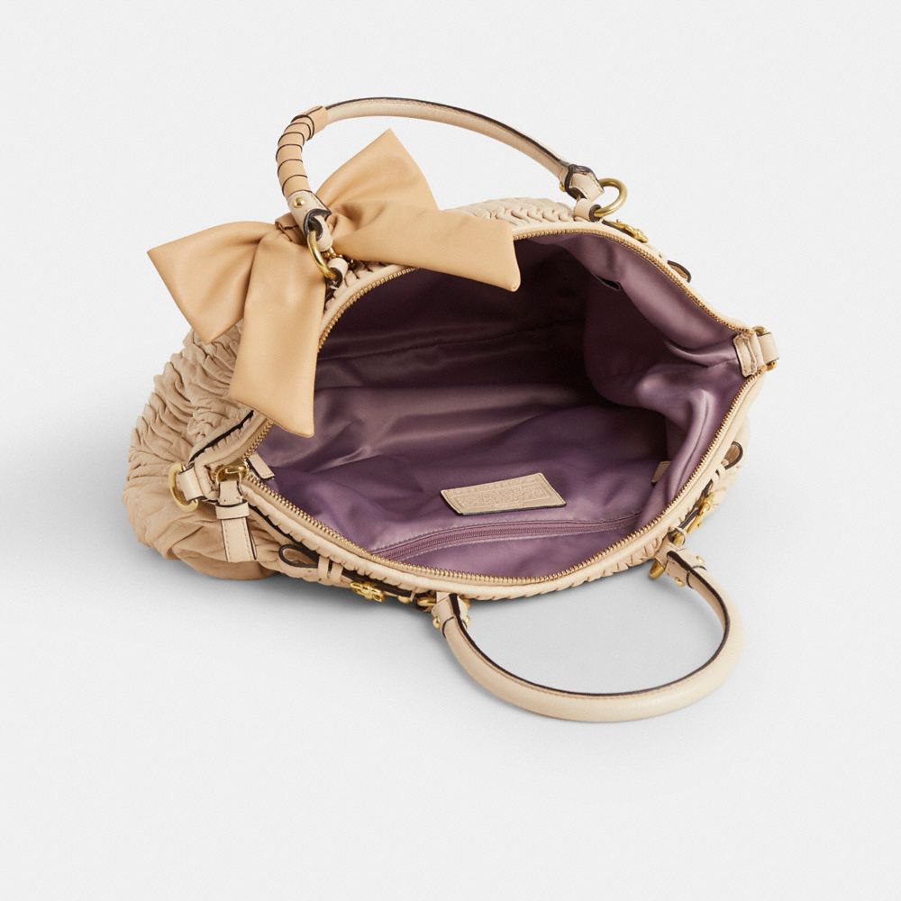 COACH®,Upcrafted Madison Lindsey Satchel,,Inside View,Top View