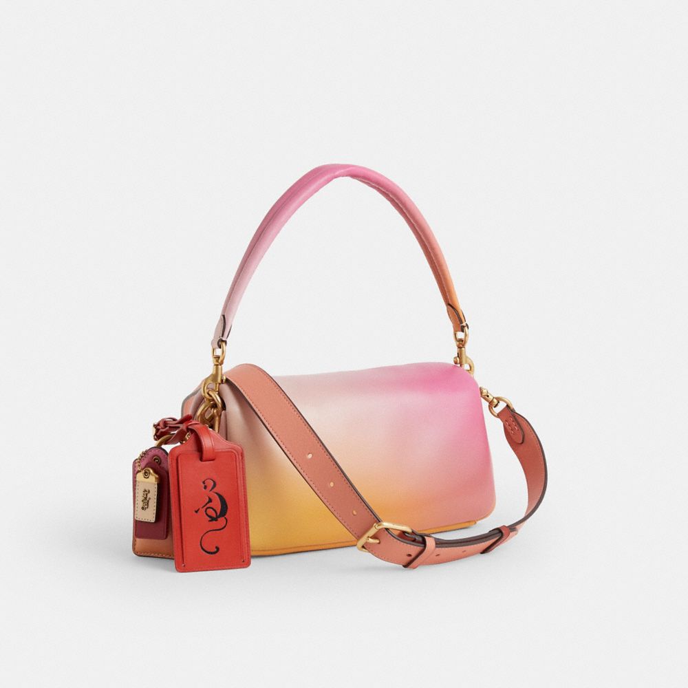 COACH®,Upcrafted Pillow Tabby Shoulder Bag 26 With Ombre,,Angle View