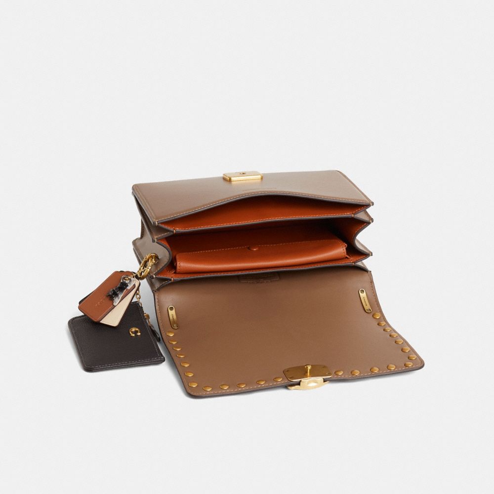 COACH®,Upcrafted Bandit Shoulder Bag,,Inside View,Top View