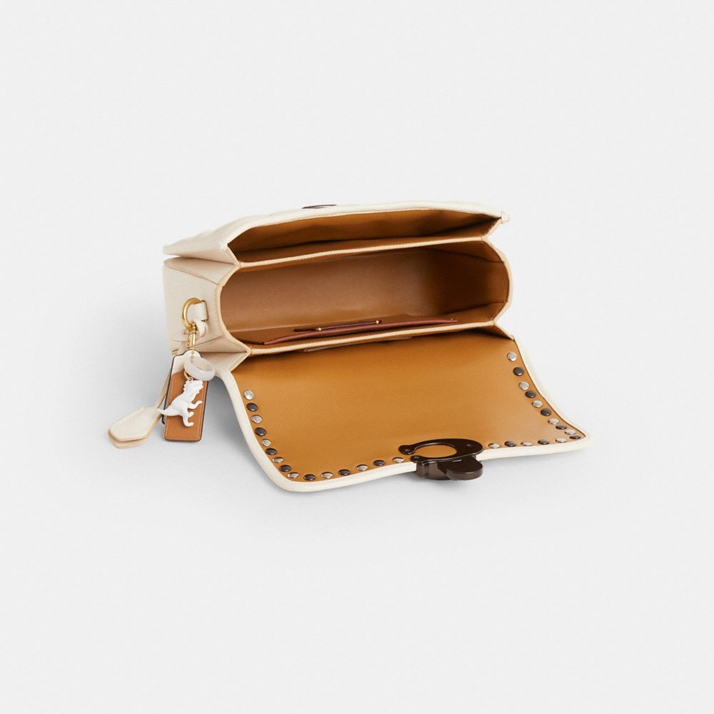 COACH®,Upcrafted Studio Shoulder Bag With Quilting,,Inside View,Top View