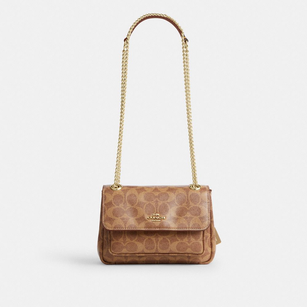 COACH®,Elodie Crossbody Bag 18 In Signature Leather,,Front View