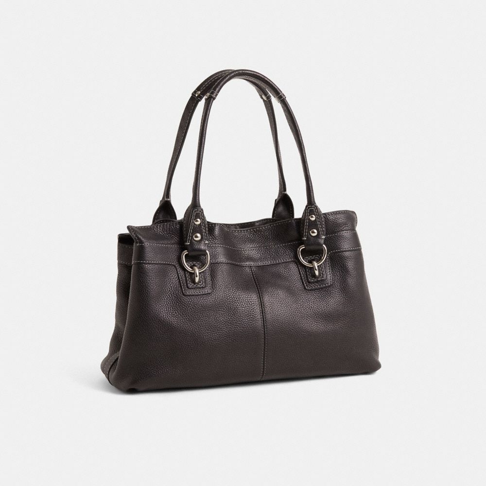 COACH®,Reloved Penelope Shopper,Black,Angle View