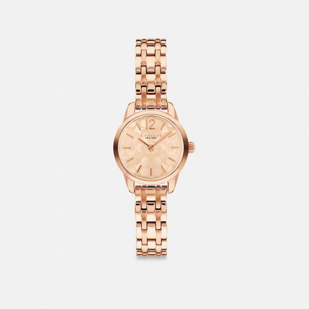 COACH®,Mini Olivia Watch, 22MM,,Front View