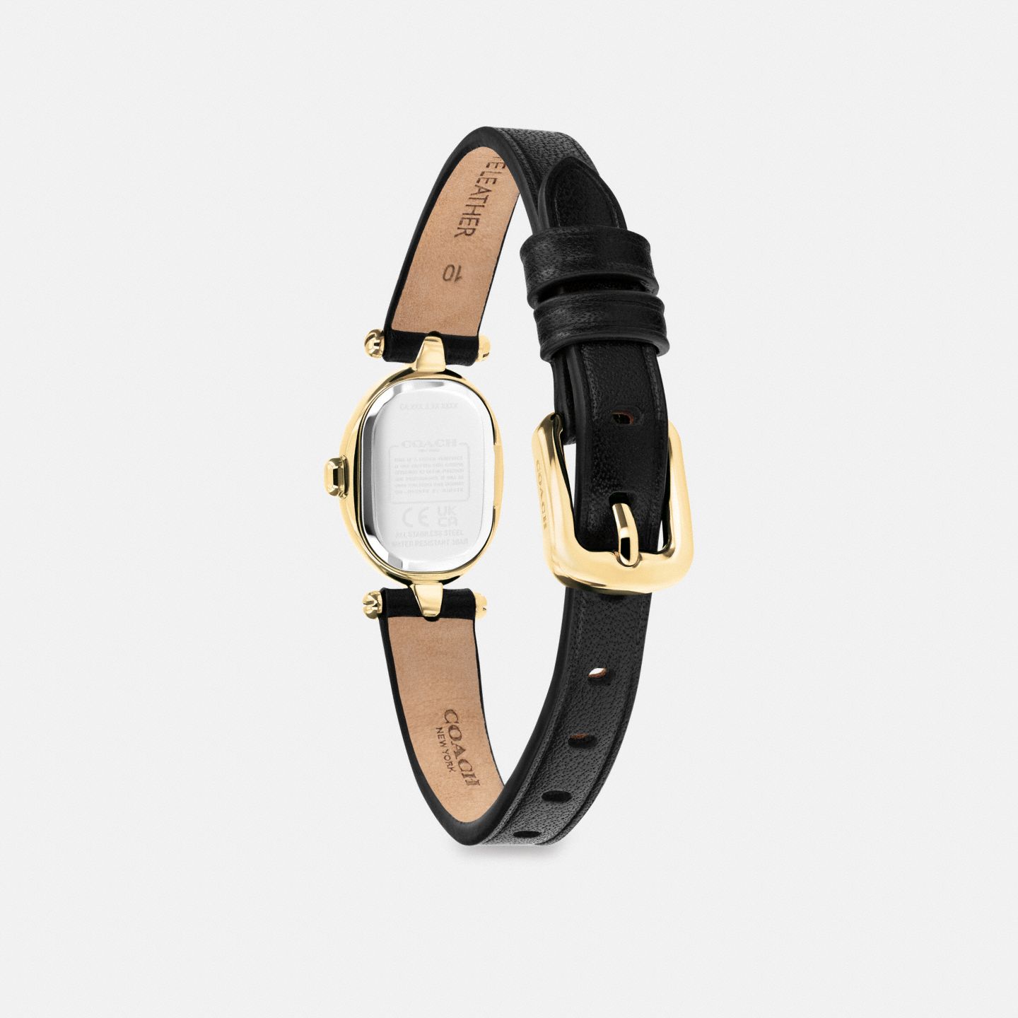 Женские часы Coach Sammy Watch, 18 Mm X 22.5 Mm, цвет: Чёрный — фото 3