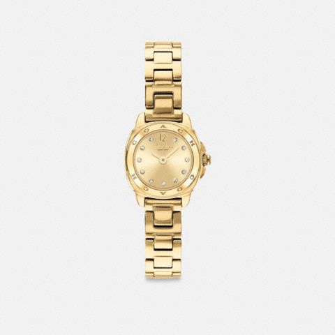 Женские часы Coach Mini Kitt, 21MM, цвет: Золотой