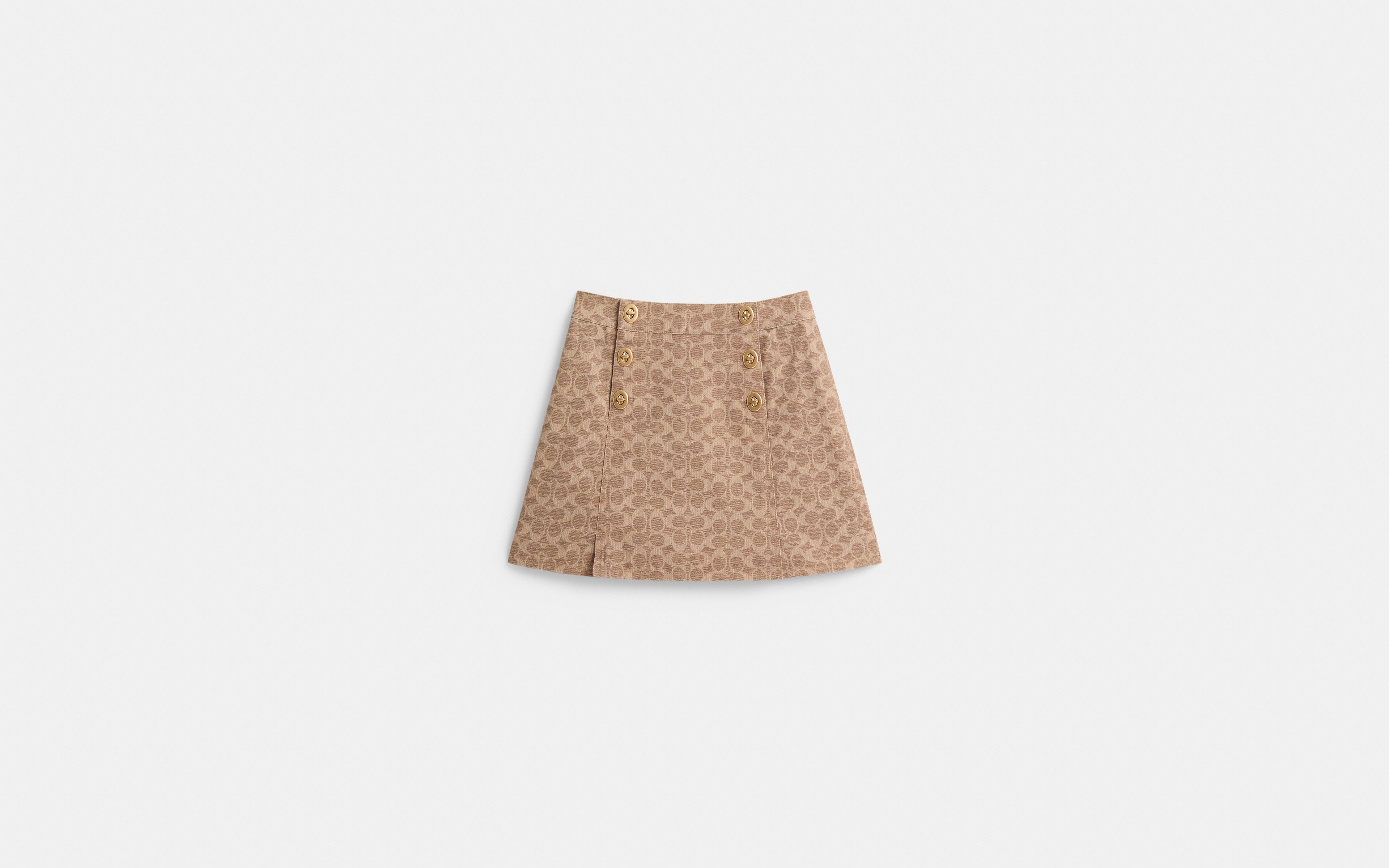 Restored Signature Short Skirt