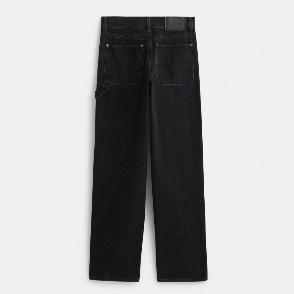 COACH®,Restored Taper Jeans,,Back View