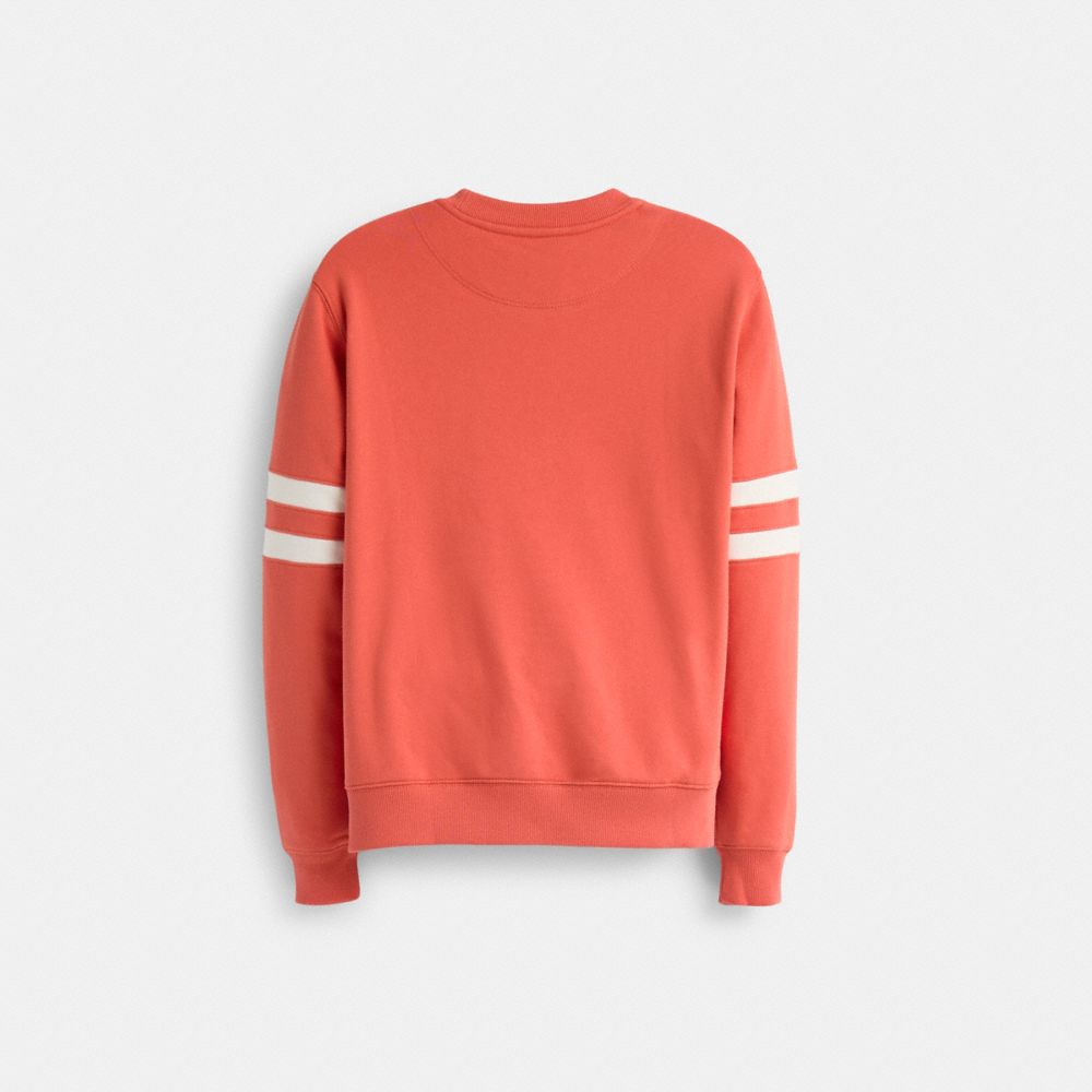 COACH®,Restored Varsity Crewneck,,Back View