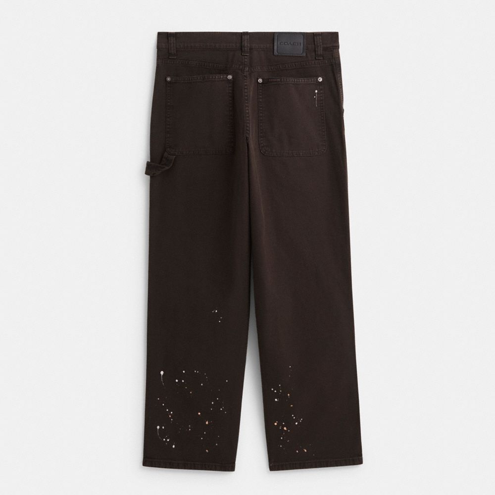 COACH®,Restored Canvas Pants,,Back View