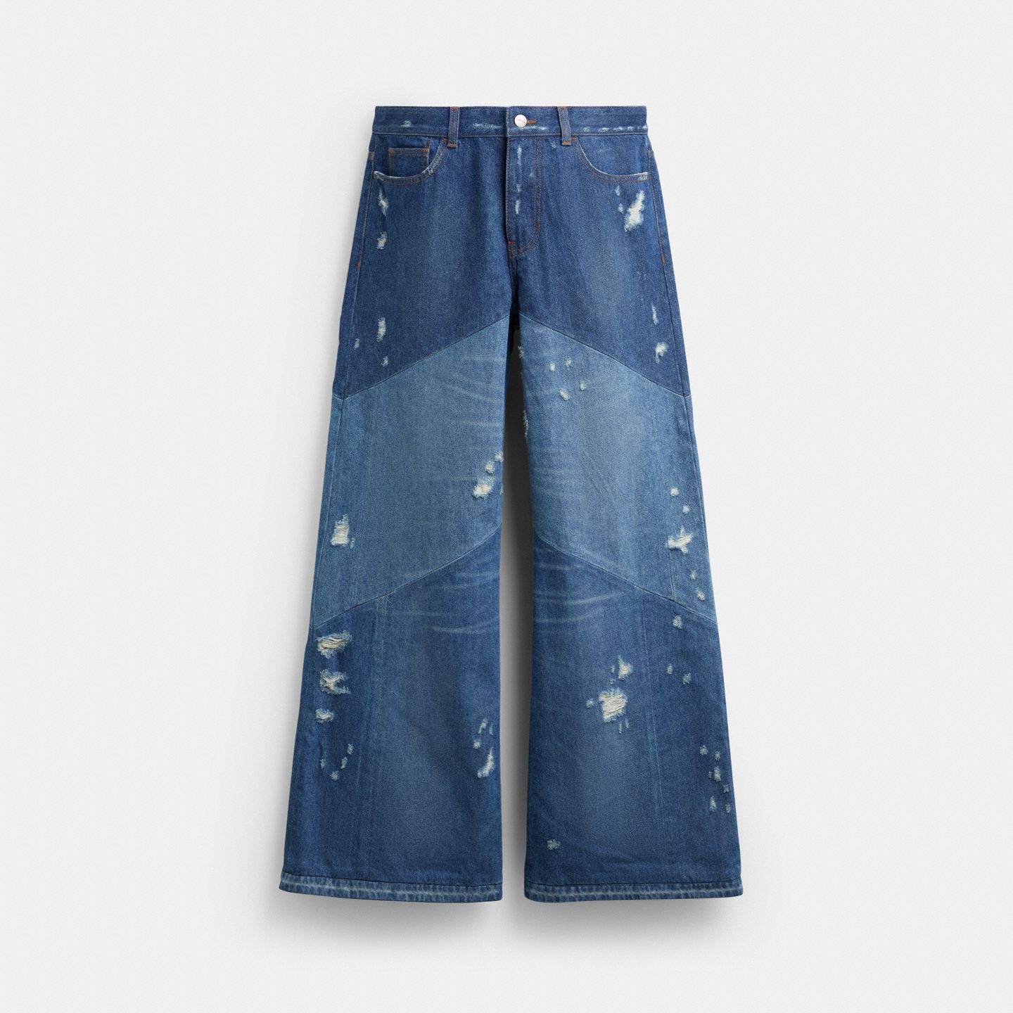 Мужские брюки Coach Denim Pants In Organic Cotton, цвет: Синий — фото 1