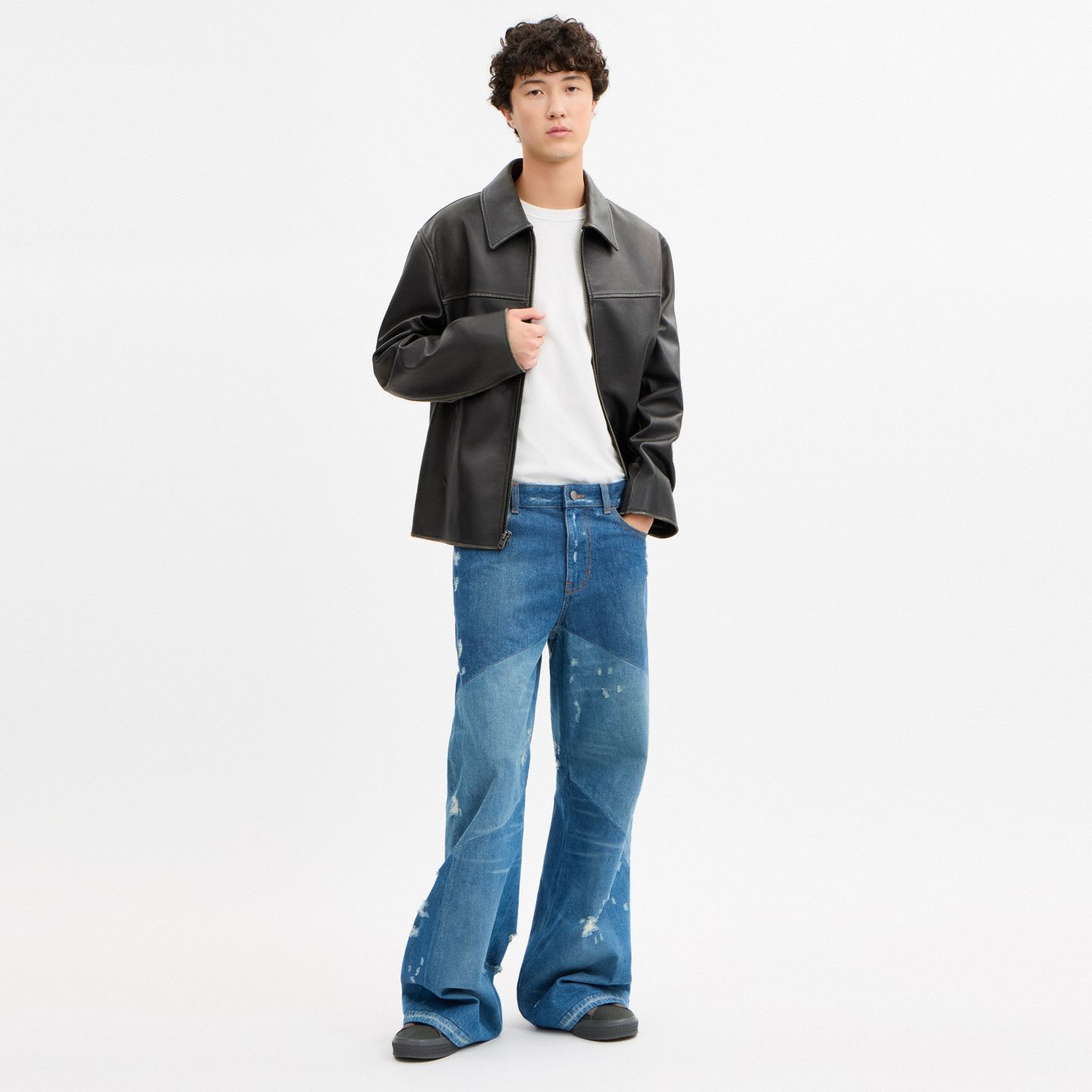 Мужские брюки Coach Denim Pants In Organic Cotton, цвет: Синий — фото 2