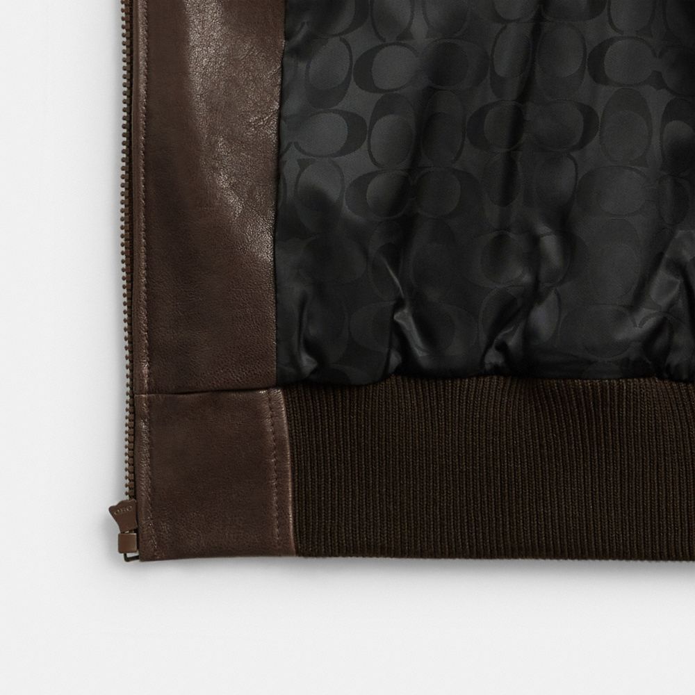 Leather Bomber