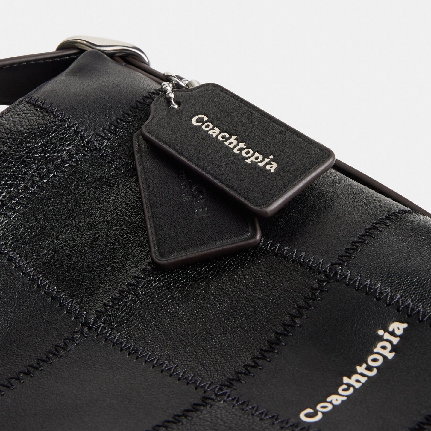 Сумка Coach Alter/Ego Slouchy Shoulder, цвет: Чёрный — фото 7