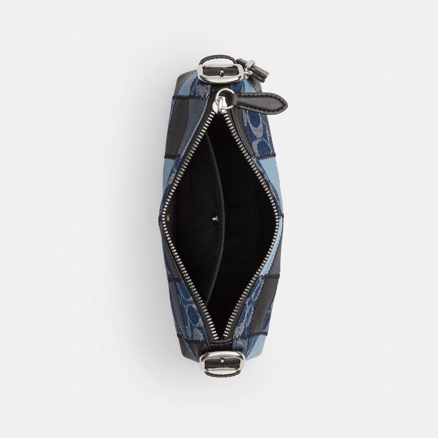 Женская сумка Coach Alter/Ego Small Slouchy Shoulder, цвет: Индиго / Чёрный — фото 4