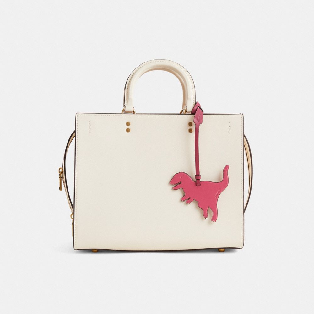 COACH®,Remade Rexy Bag Charm,,Angle View