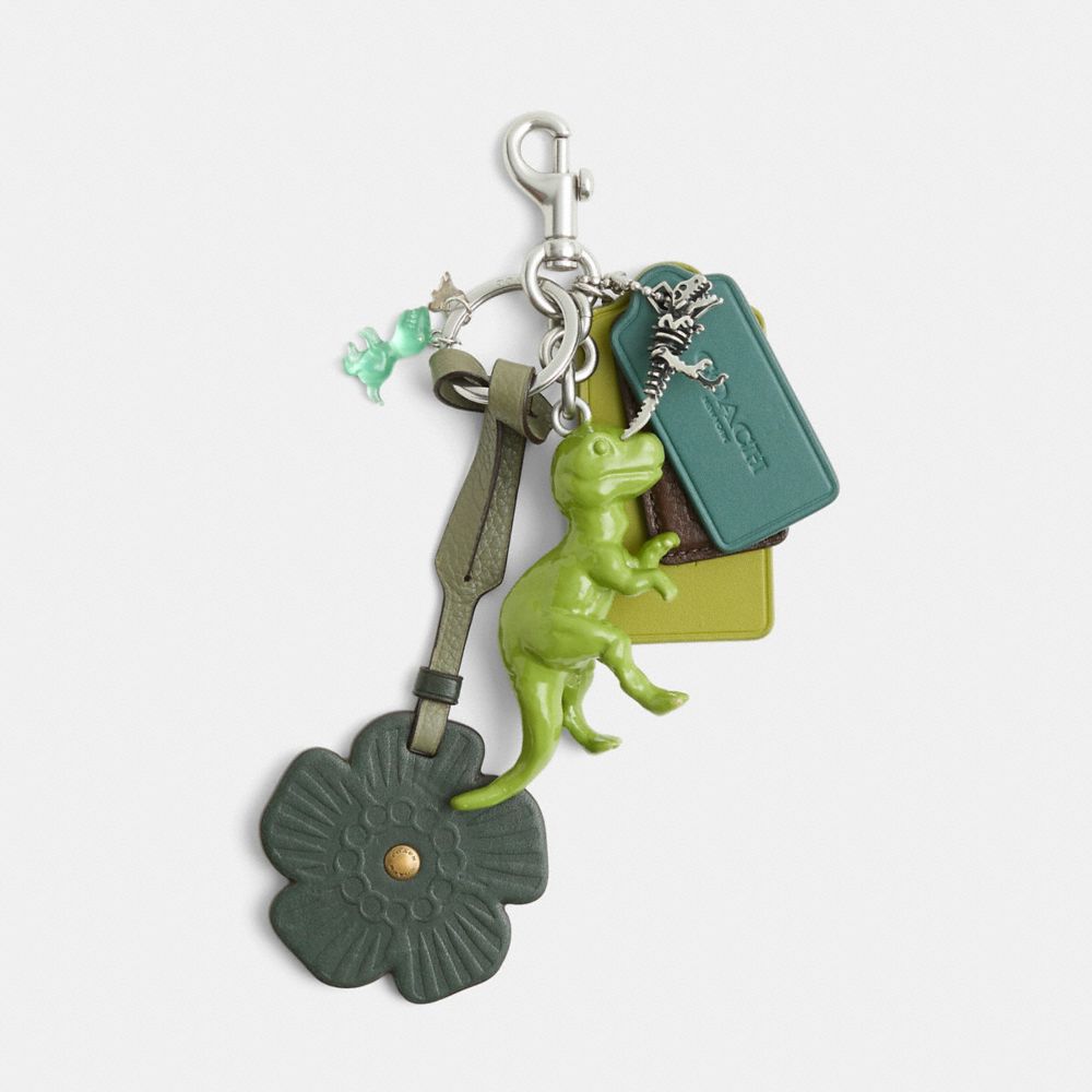 COACH®,Remade Rexy Cluster Bag Charm,,Front View