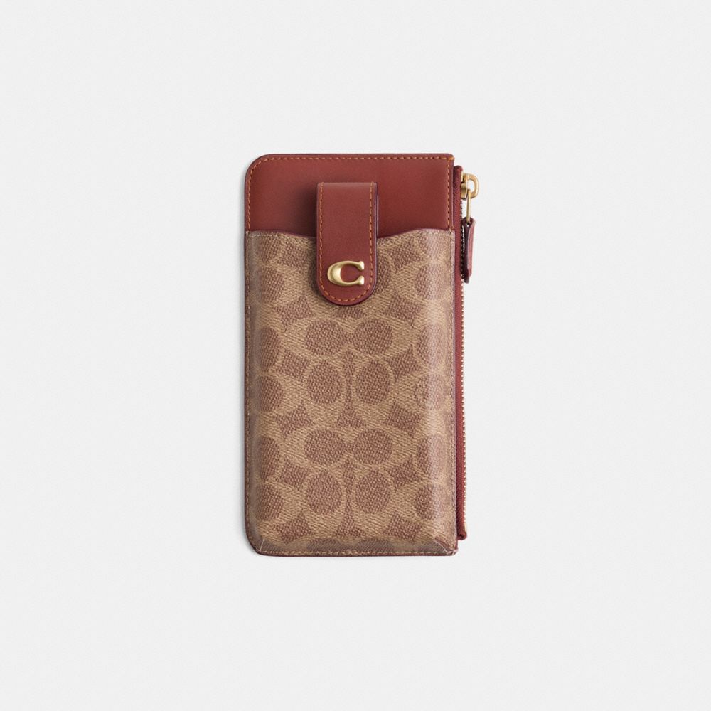COACH®,Restored Essential Phone Wallet,,Front View