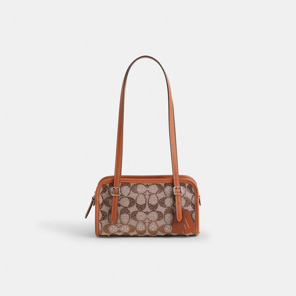 coachパック NEW Mens COACH RACER Sling Bag Coated Canvas Signature Leather