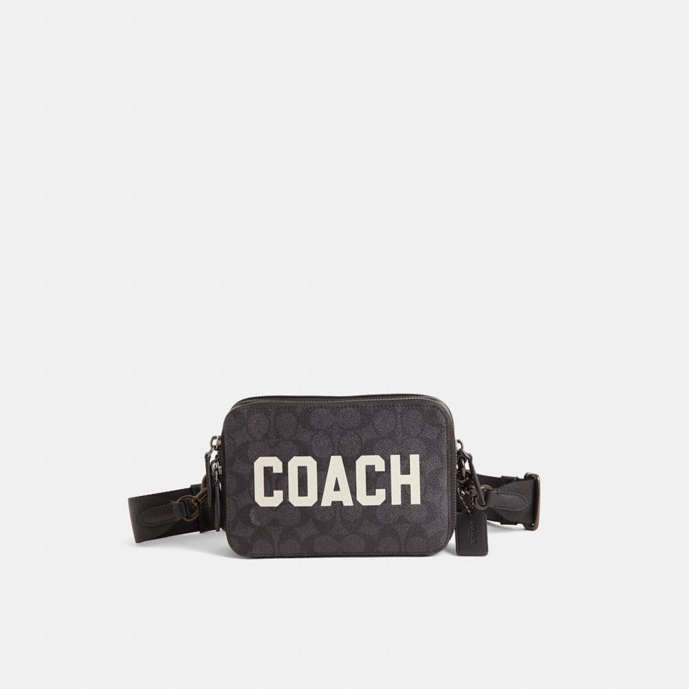 COACH®,Restored Charter Crossbody Bag 19,,Front View