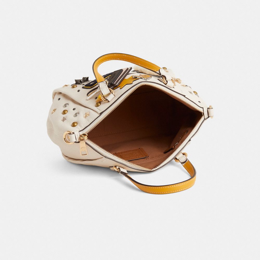 COACH®,Reloved Elise Satchel Bag,,Inside View,Top View