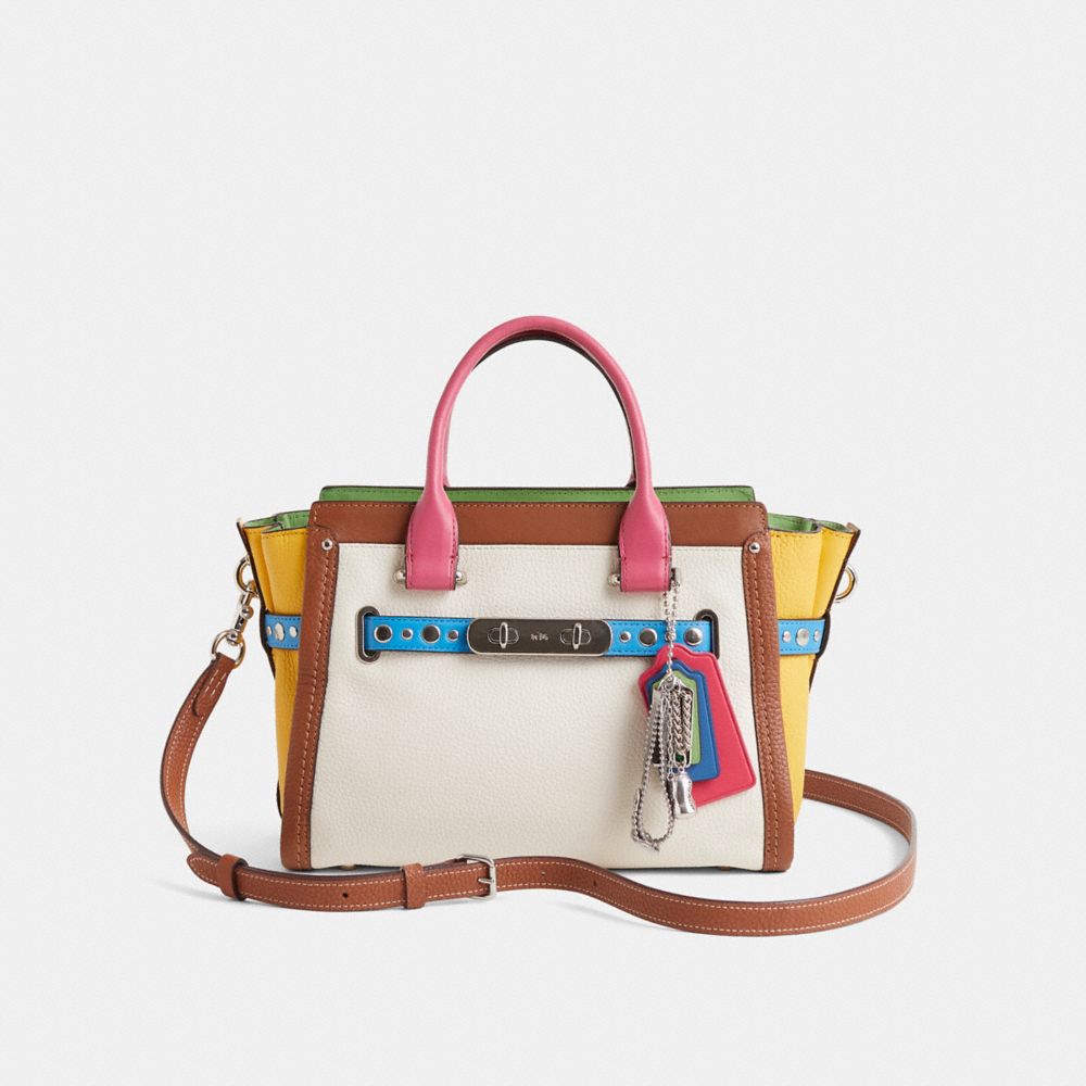 美品！COACH SOFT SWAGGER 27 IN COLORBLOCK Reloved Coach Swagger 27 In Colorblock | Bags | Coach | COACH®