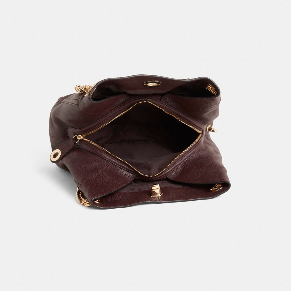 COACH®,Reloved Turnlock Edie Shoulder Bag,,Inside View,Top View