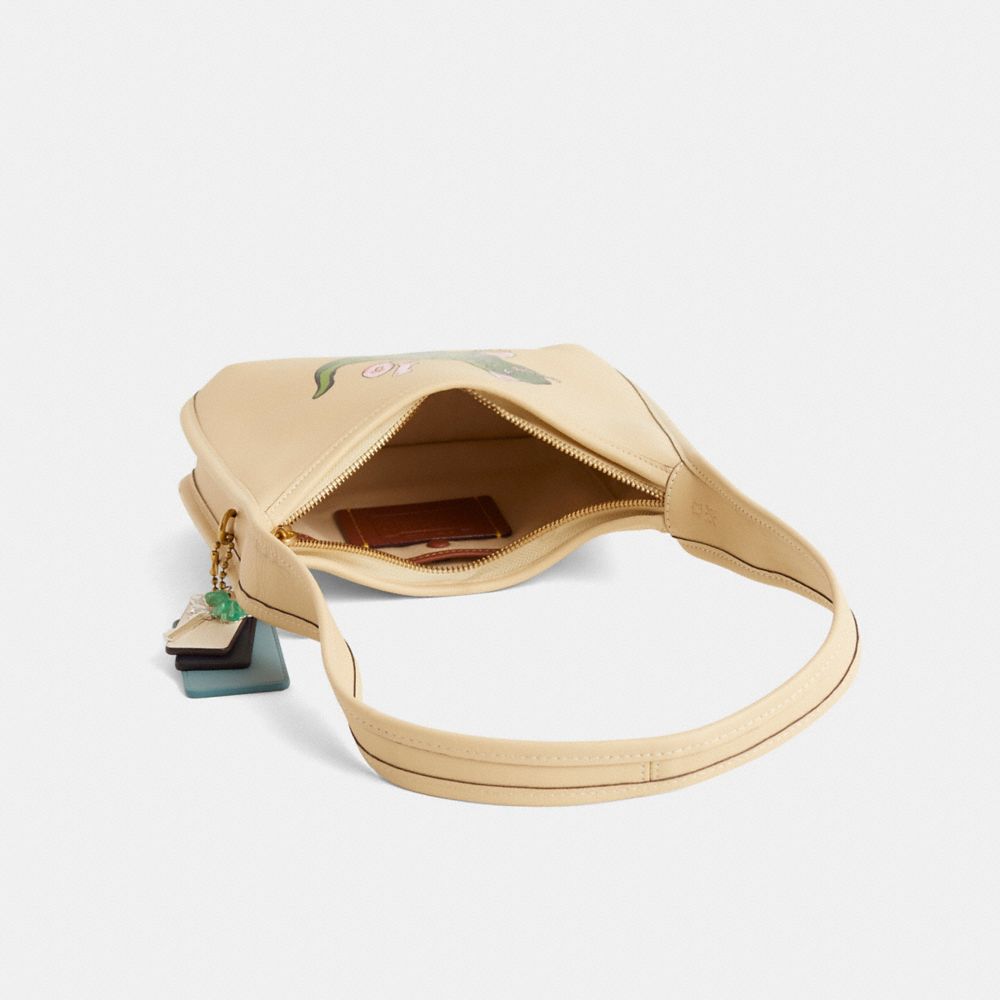 COACH®,Reloved Curve Zip Bag,,Inside View,Top View