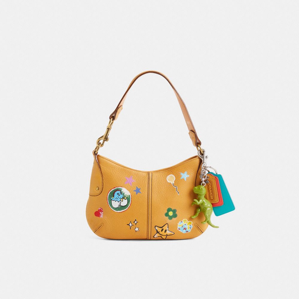 COACH®,Reloved Vintage Milbrook Demi Hobo Bag,,Front View
