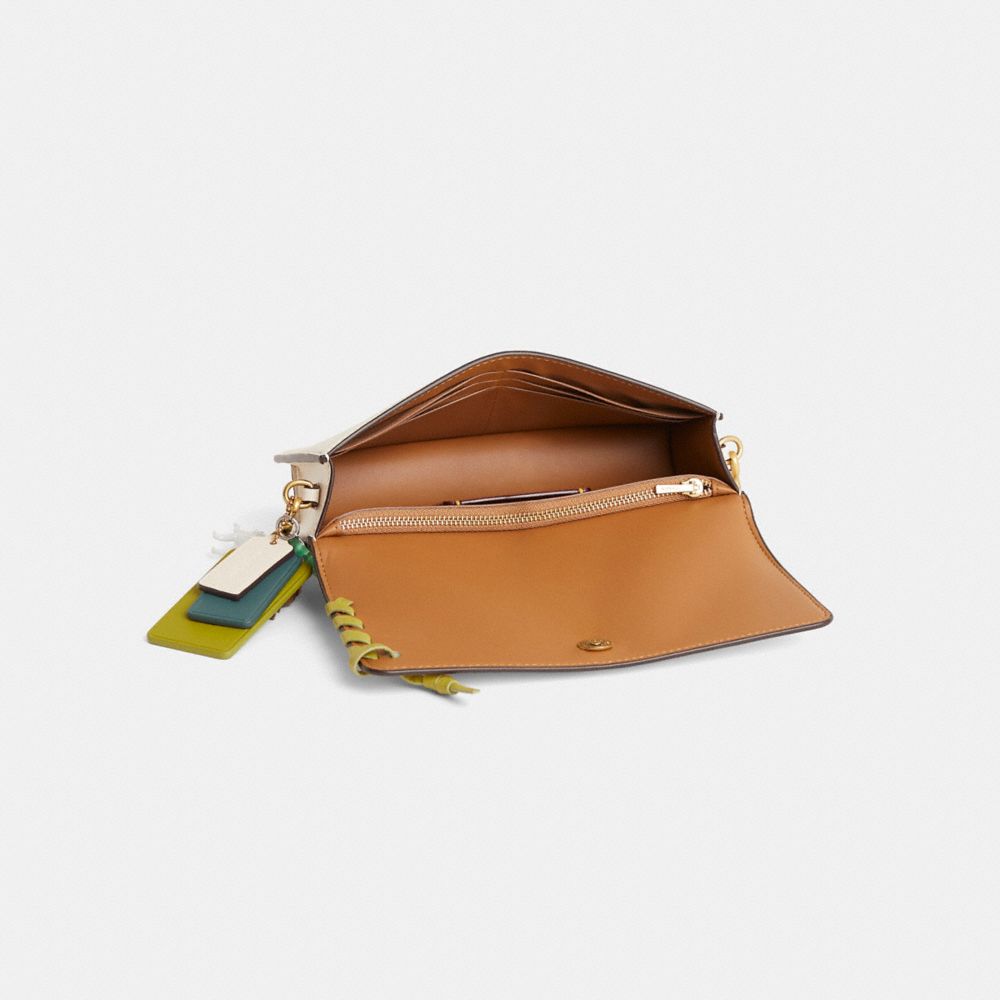COACH®,Reloved Evie Long Wallet Crossbody,,Inside View,Top View