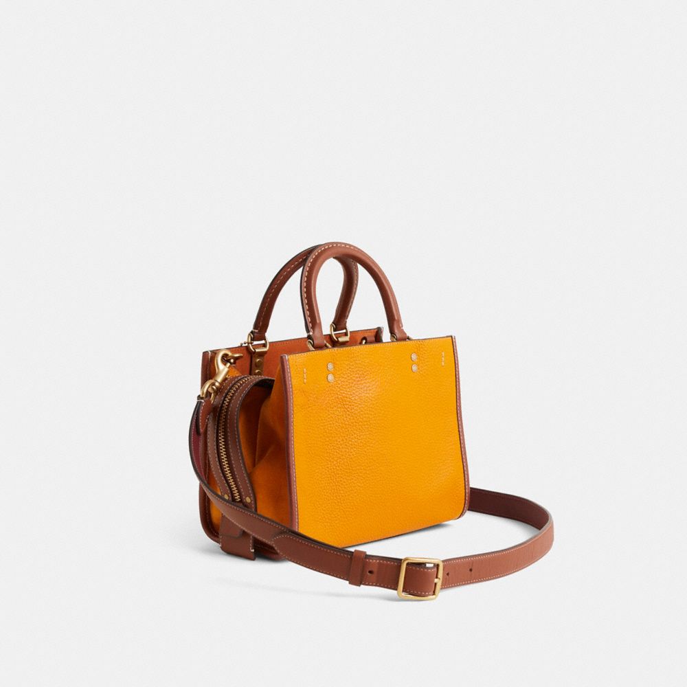 COACH®,Reloved Rogue Bag 25 In Colorblock,,Angle View