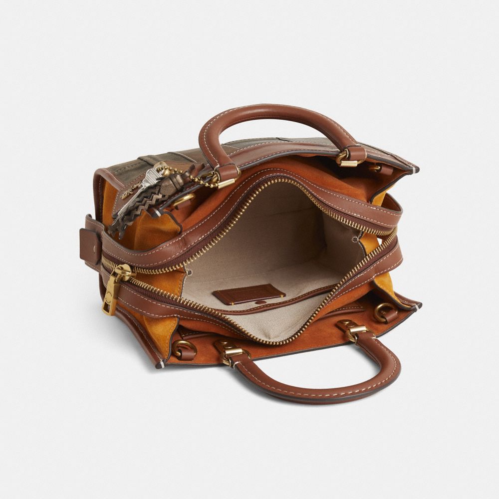 COACH®,Reloved Rogue Bag 25 In Colorblock,,Inside View,Top View