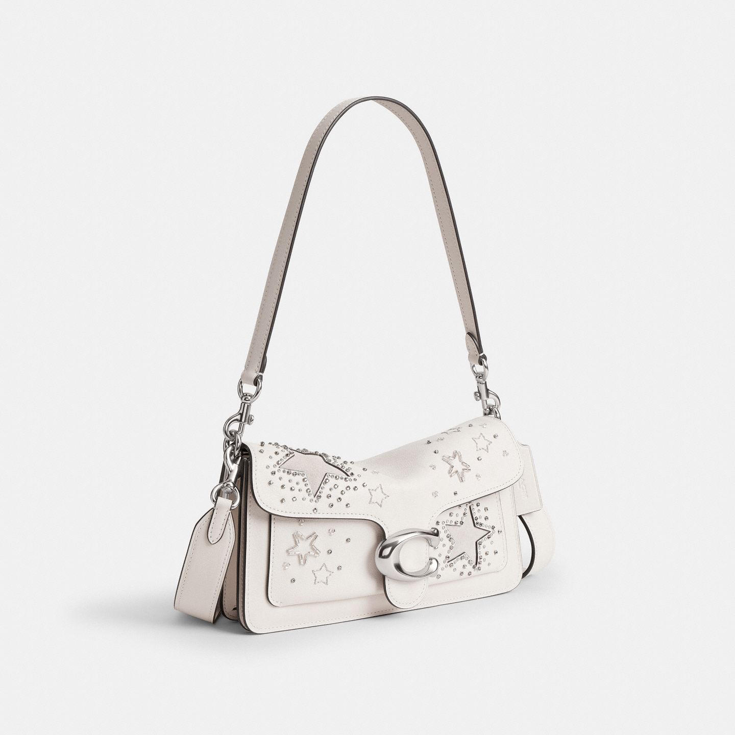 Женская сумка Coach Tabby Shoulder Bag 26, Inspired by Elle Fanning, цвет: Состаренный / Меловой — фото 2