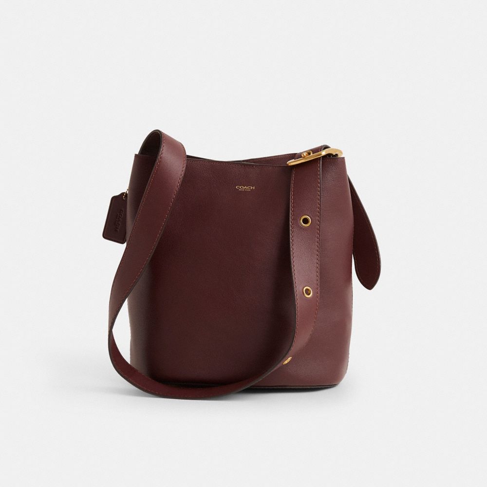 COACH®,Restored Bleecker Bucket Bag,,Front View