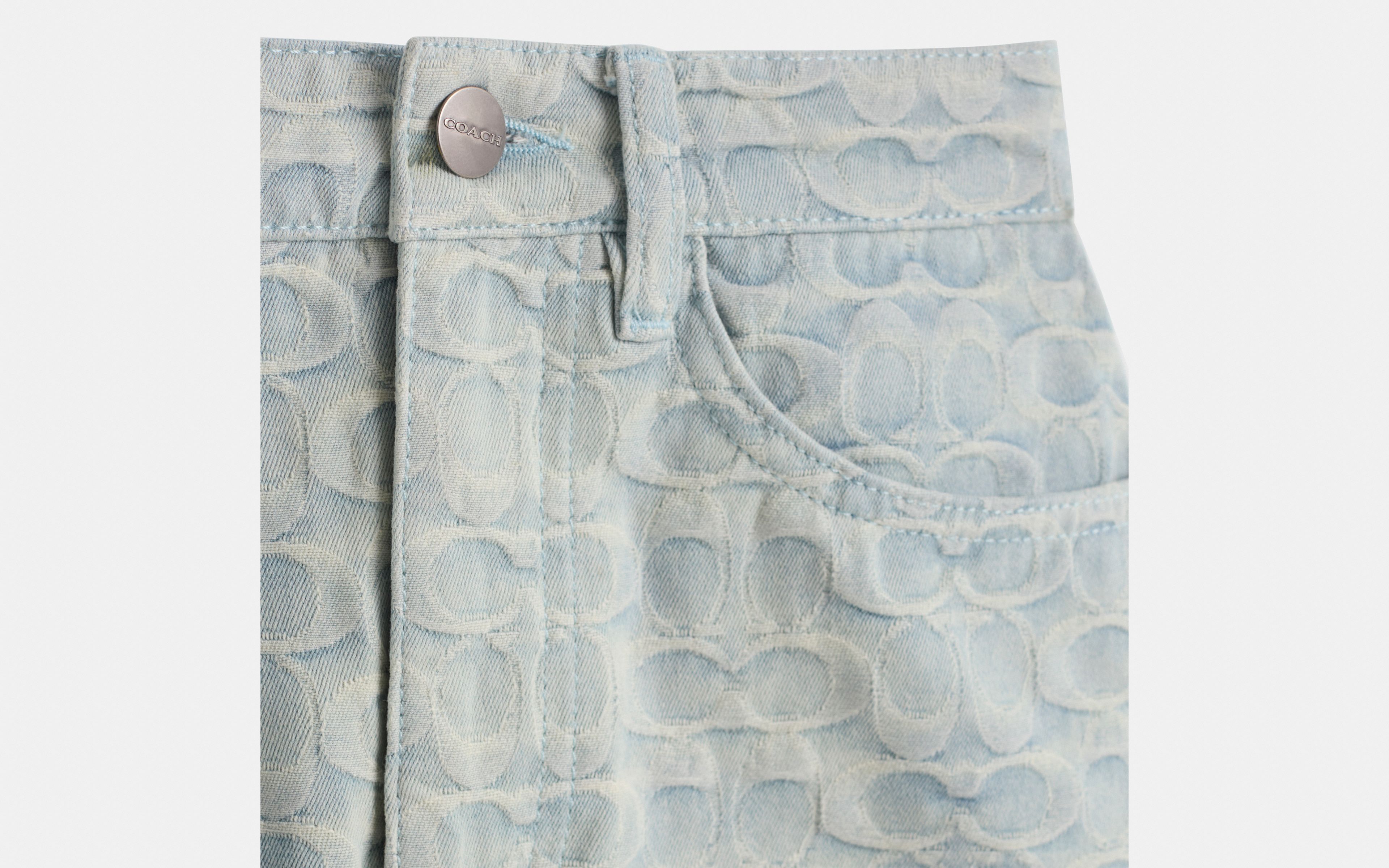 Restored Signature Denim Shorts