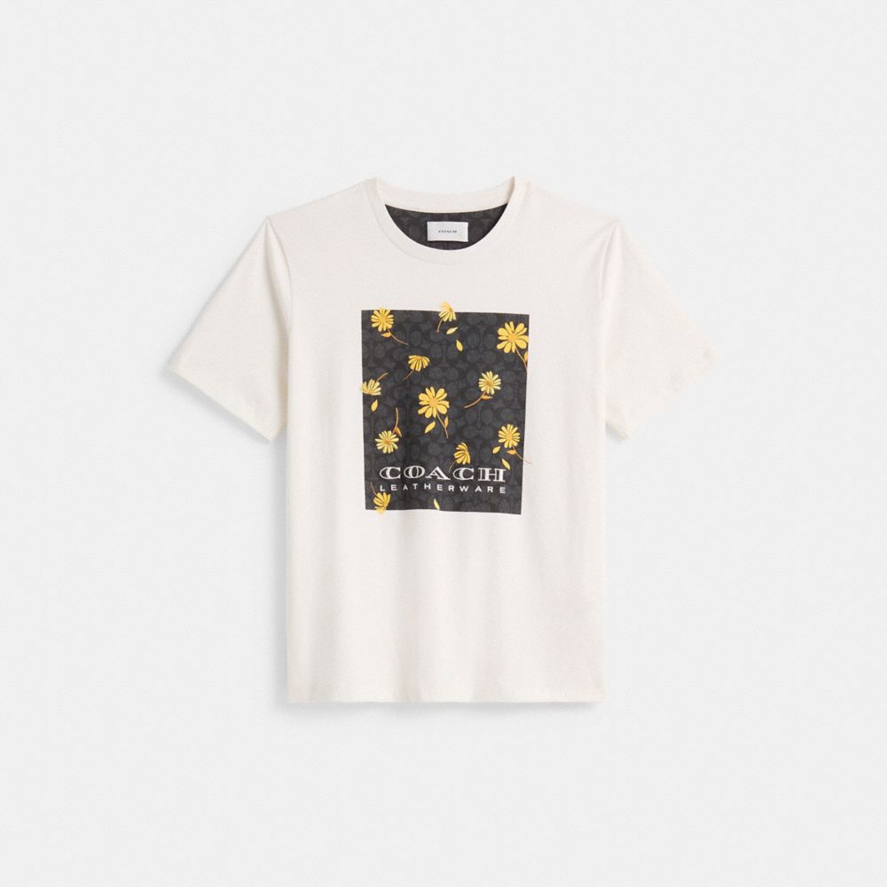 Restored Signature Floral T-Shirt | Ready to Wear | Coach | COACH®